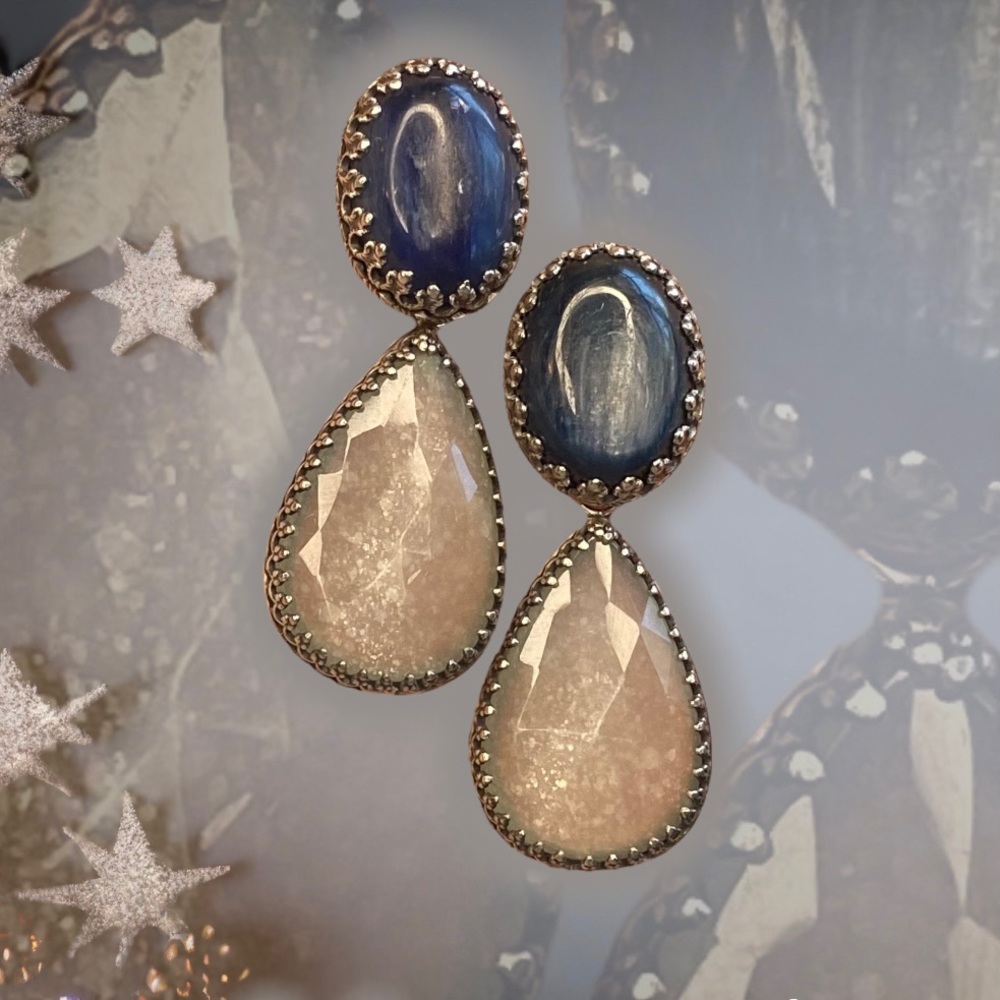 Artisan handmade Frost earrings